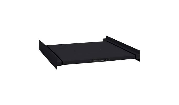 Walplus Steel Washing Machine Intermediate Shelf - Black - 60 x 60 x 8 cm