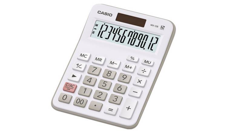 Buy Casio MX 12B WE Calculator White Argos