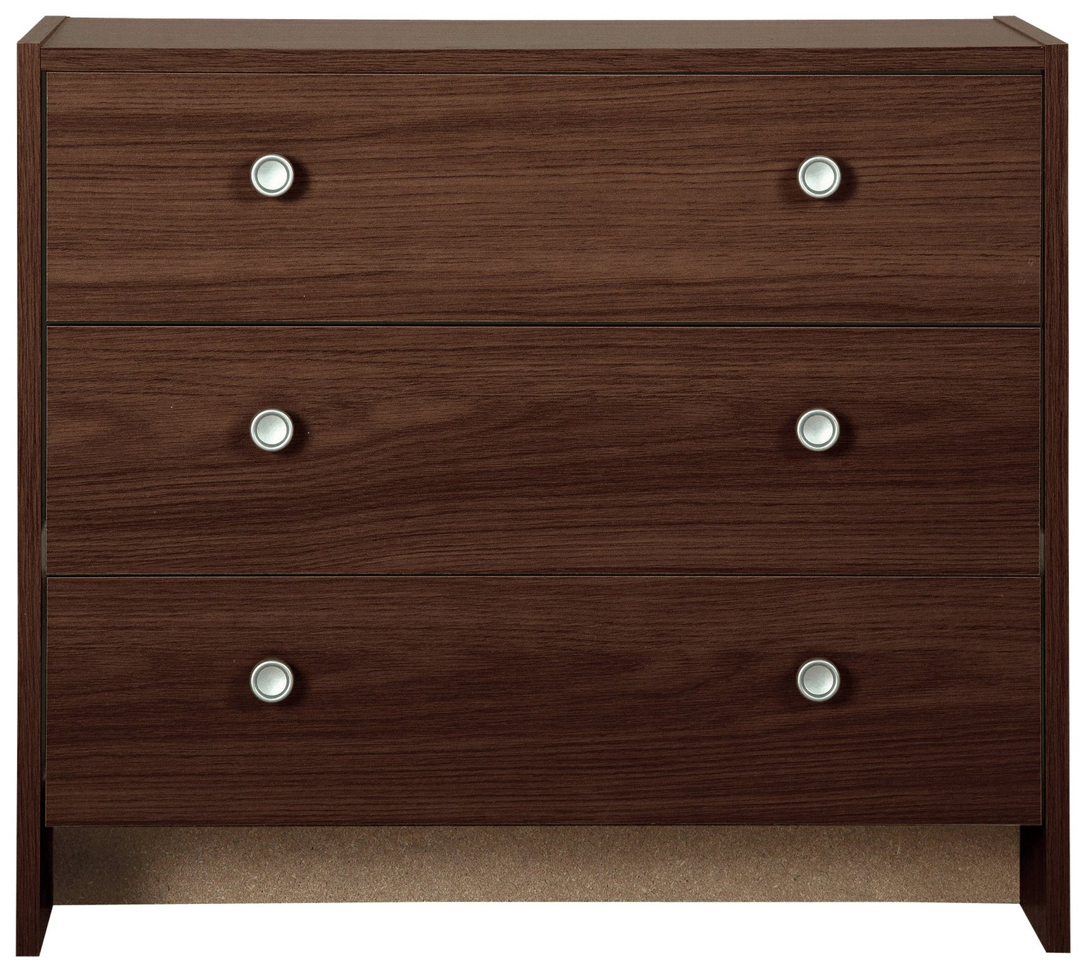 Argos Home Seville 3 Drw Chest of Drawers - Dark Oak Effect