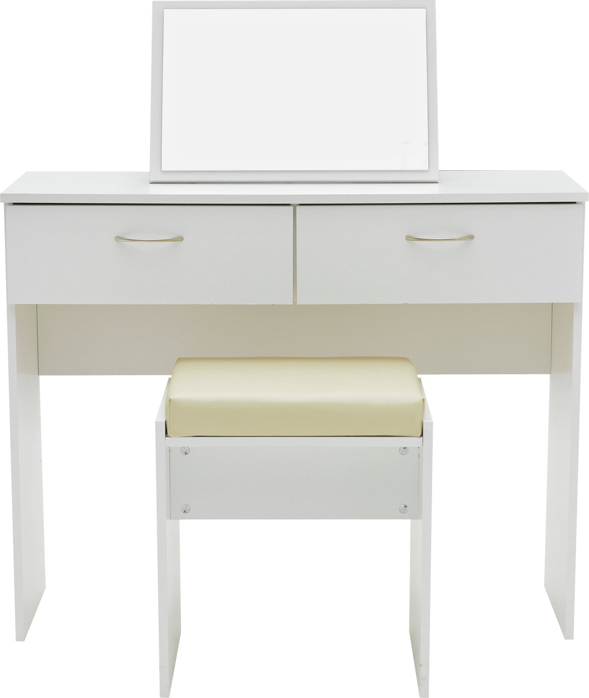 Argos Home Cheval Dressing Table Stool & Mirror - White