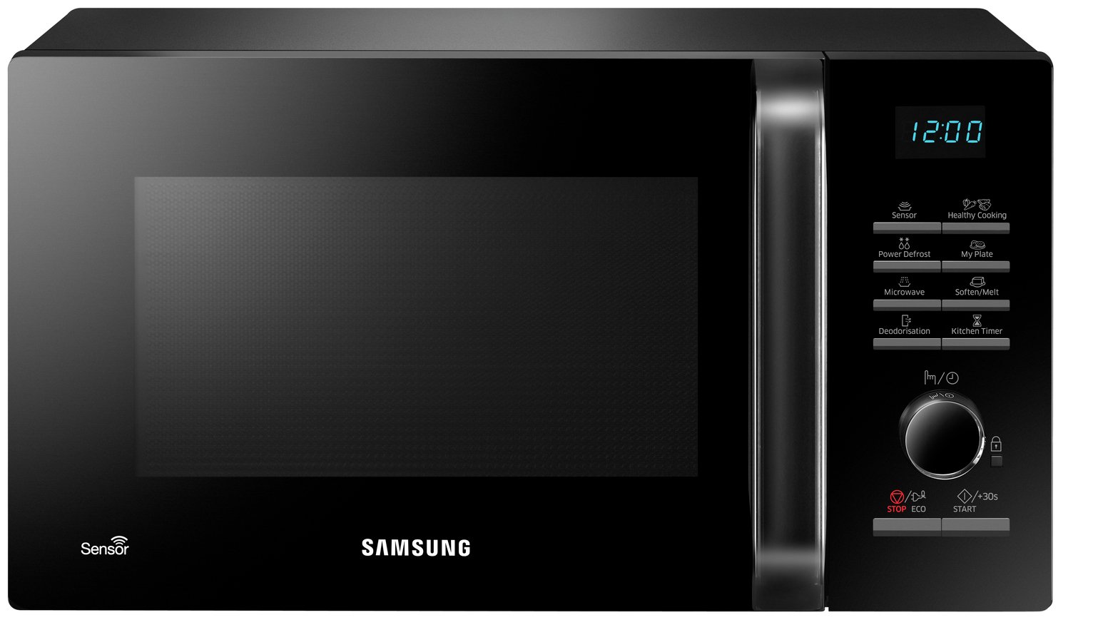 Samsung 800W 23L Standard Microwave MS23H3125AK - Black