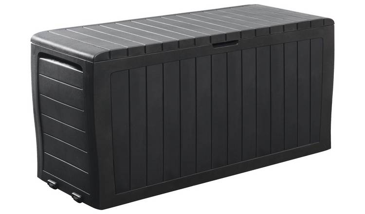 Buy Keter Marvel+ 270L Garden Storage Box - Grey | Garden ...