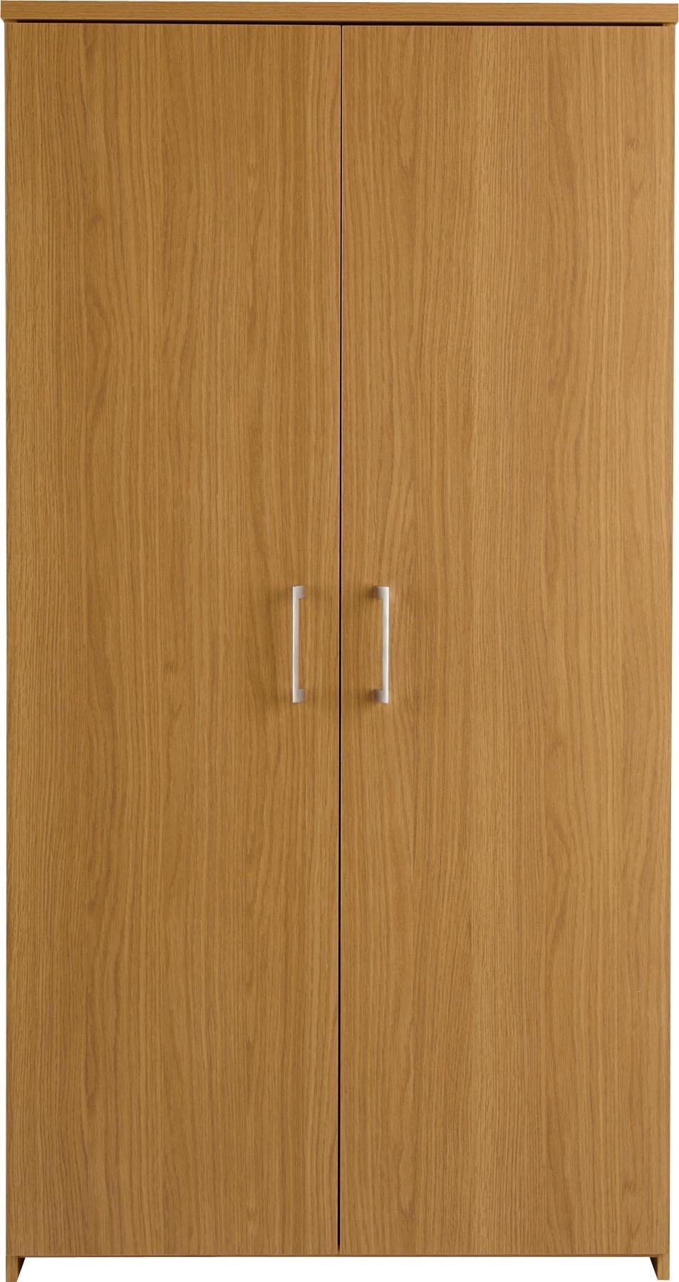 Argos Home Walton Tall 2 Door Cupboard - Oak Effect