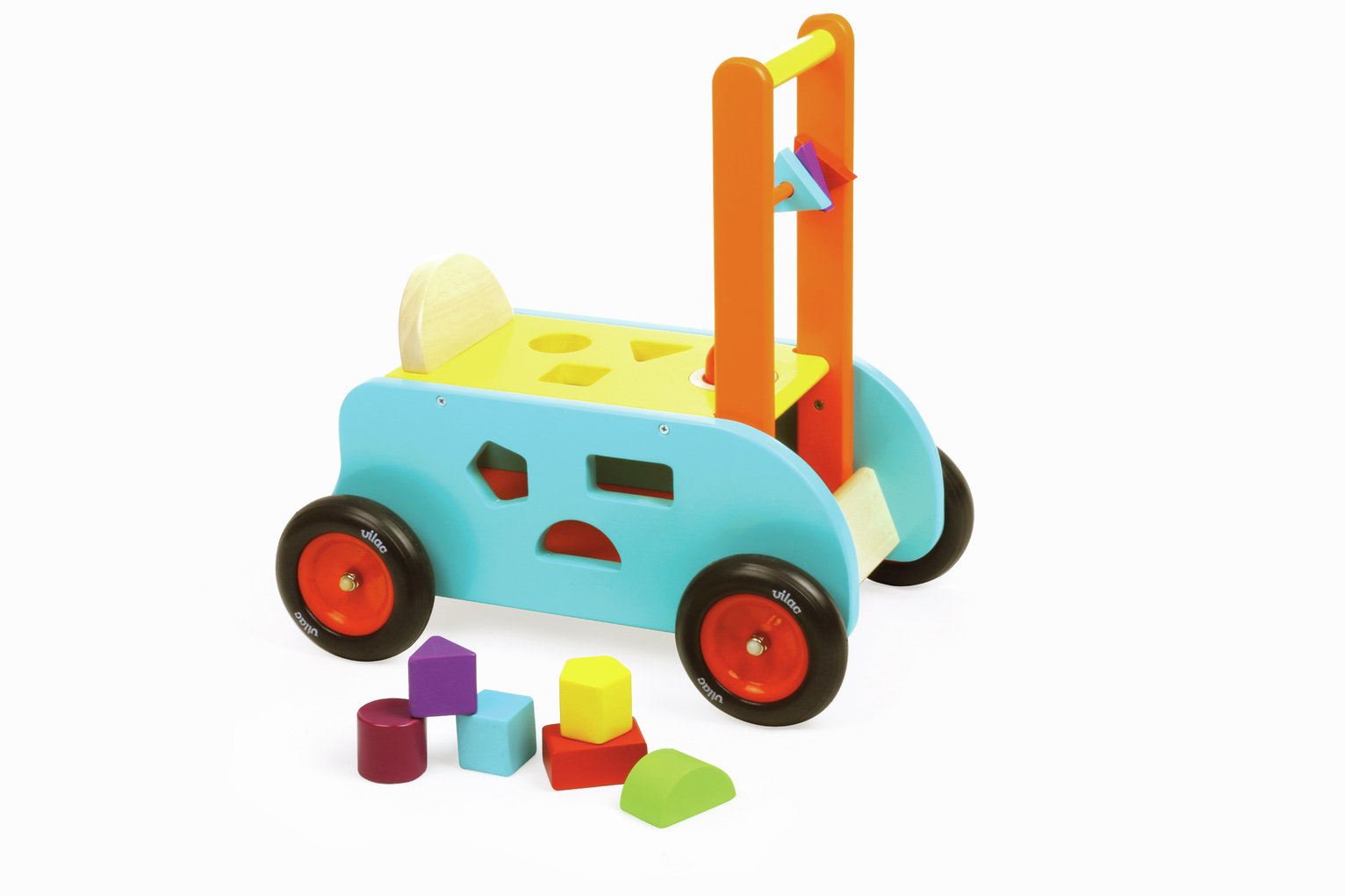 wooden push along toy argos