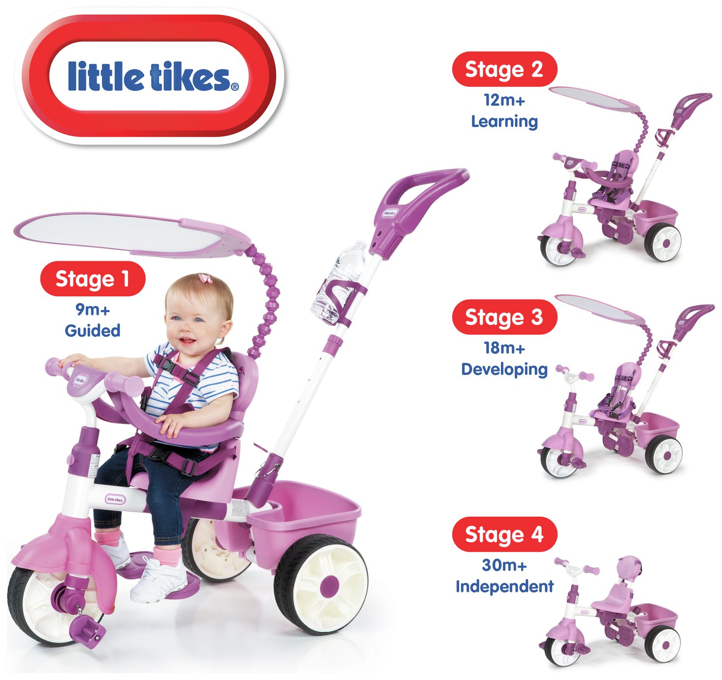 little tikes my first trike pink