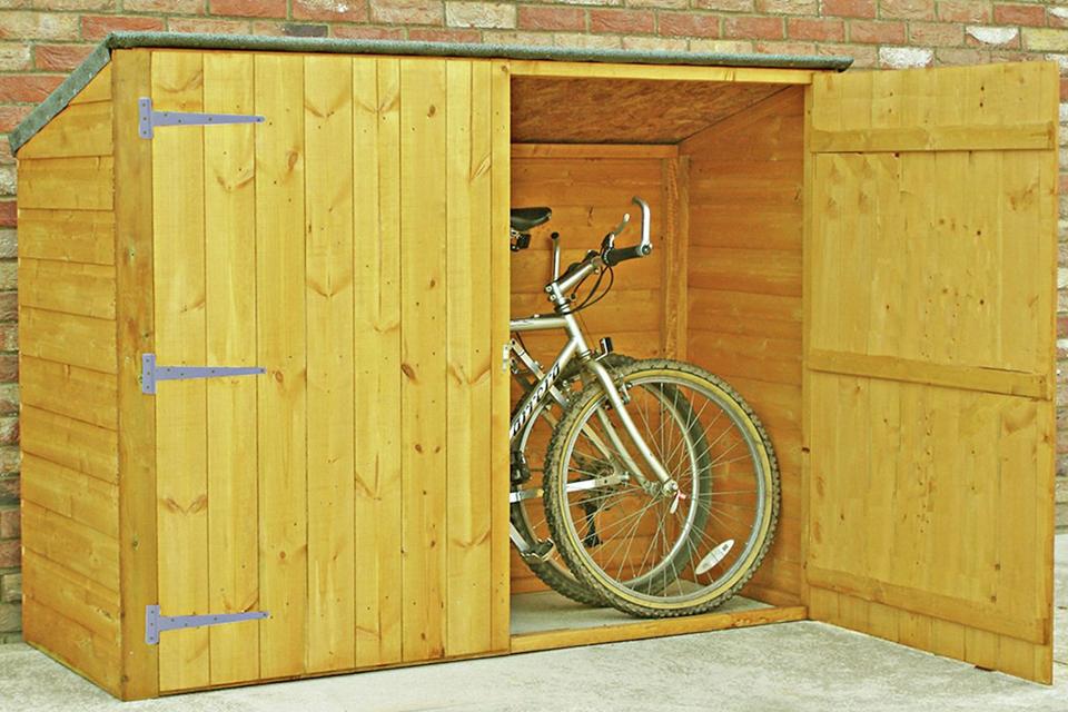 Bike shed.