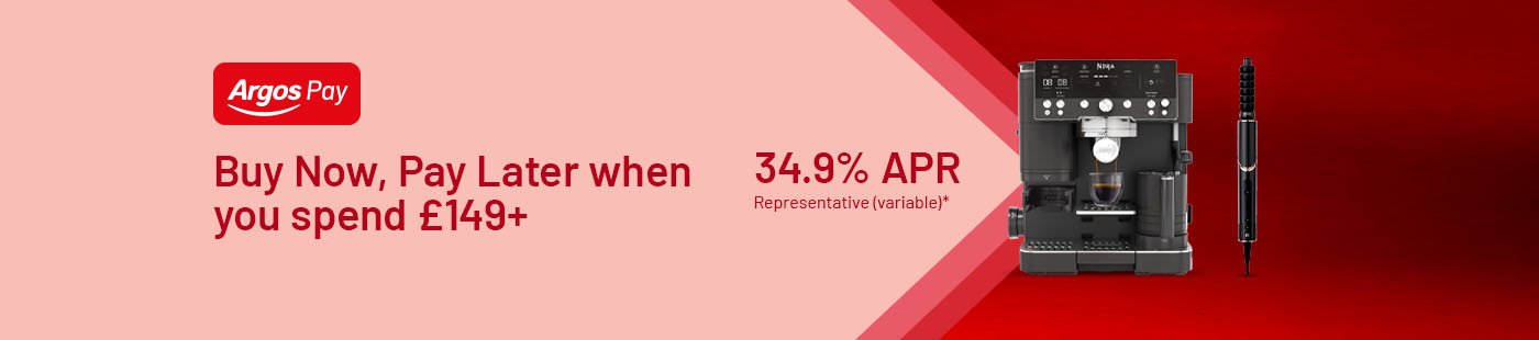 Buy Now, Pay Later when you spend £149+ 34.9% APR Representative (variable)*