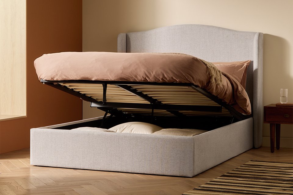 Habitat Keswick Small Double End Lift Ottoman Bed - Grey.