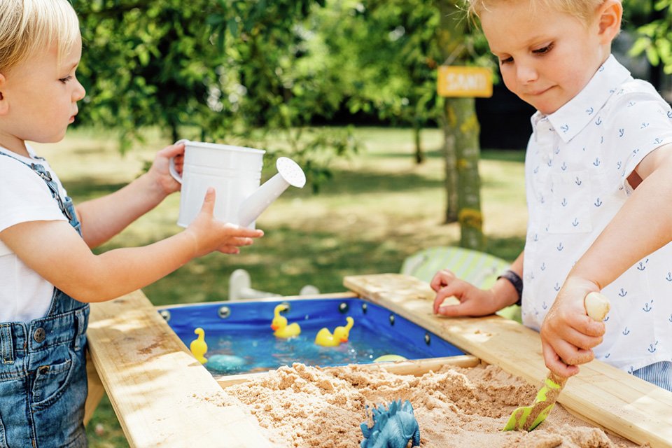 Shop sand and water toys. Bring the beach to your garden!