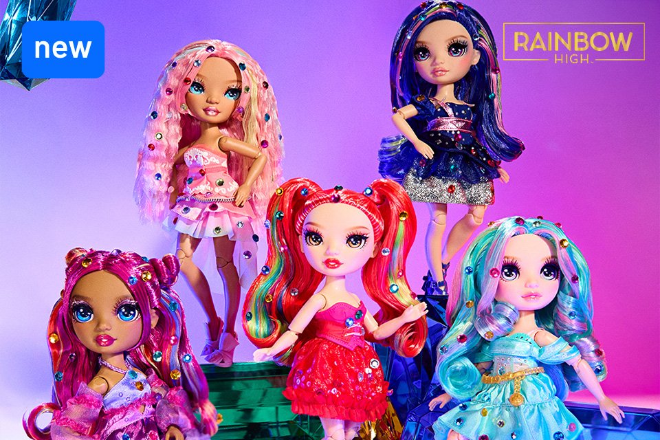 Shop Rainbow High Be Dazzling dolls. The girls are back and ready to sparkle!