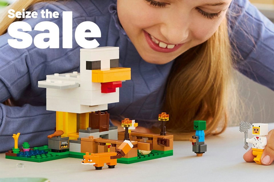 Seize the sale. Save up to 50% on selected toys and games.