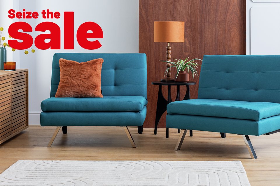 Seize the sale. Save up to 1/3 on 1000s of home and furniture lines.