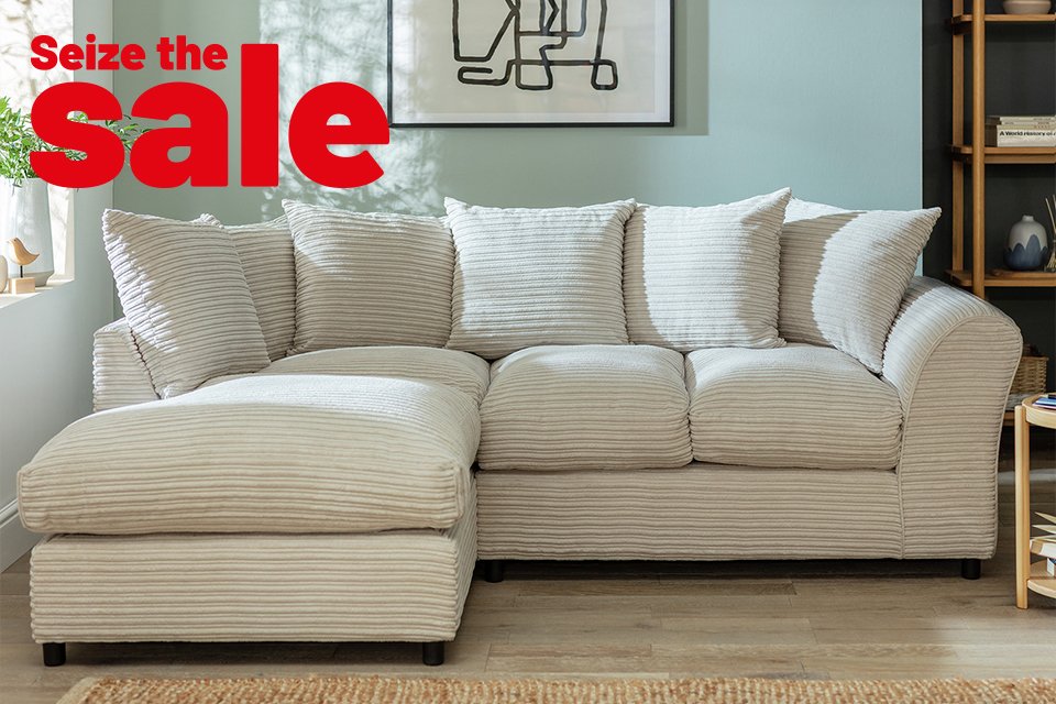 Seize the sale. Save on selected indoor furniture with code. FURN10, FURN20, FURN30, FURN50.