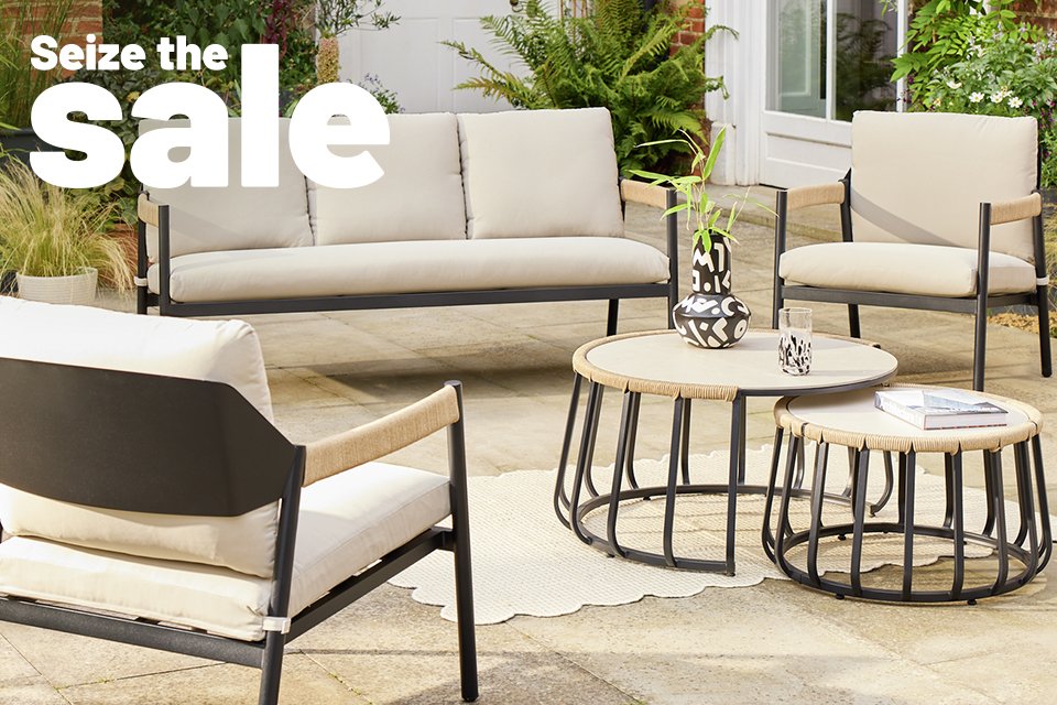 Save up to 30% on selected BBQ's, garden furniture & outdoor living.