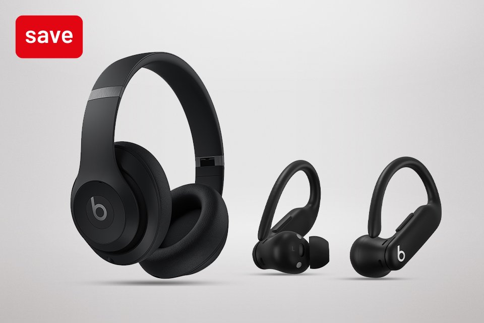 Save up to £150 on selected Beats headphones and earbuds.