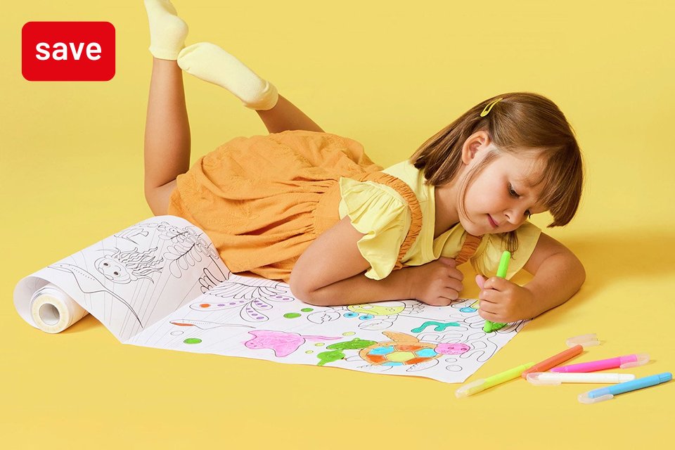 Save up to 50% on selected arts and crafts.