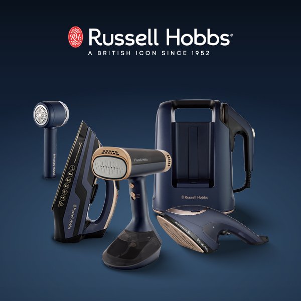 Russell Hobbs® Steam Queens. Discover the midnight collection.