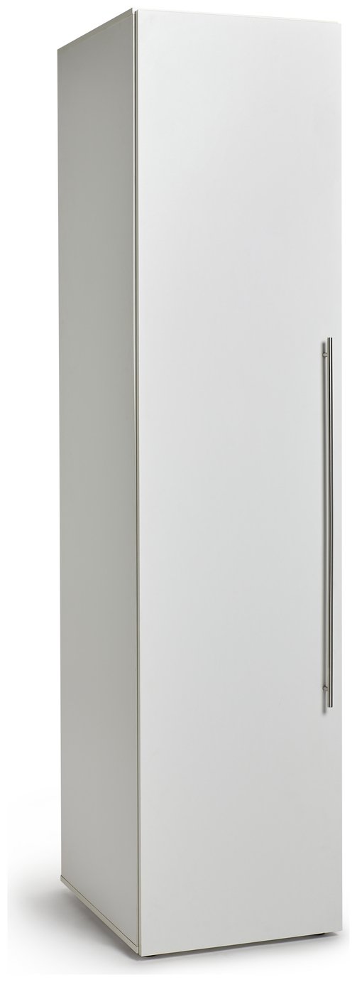 Habitat Atlas 1 Door Tall Wardrobe - White