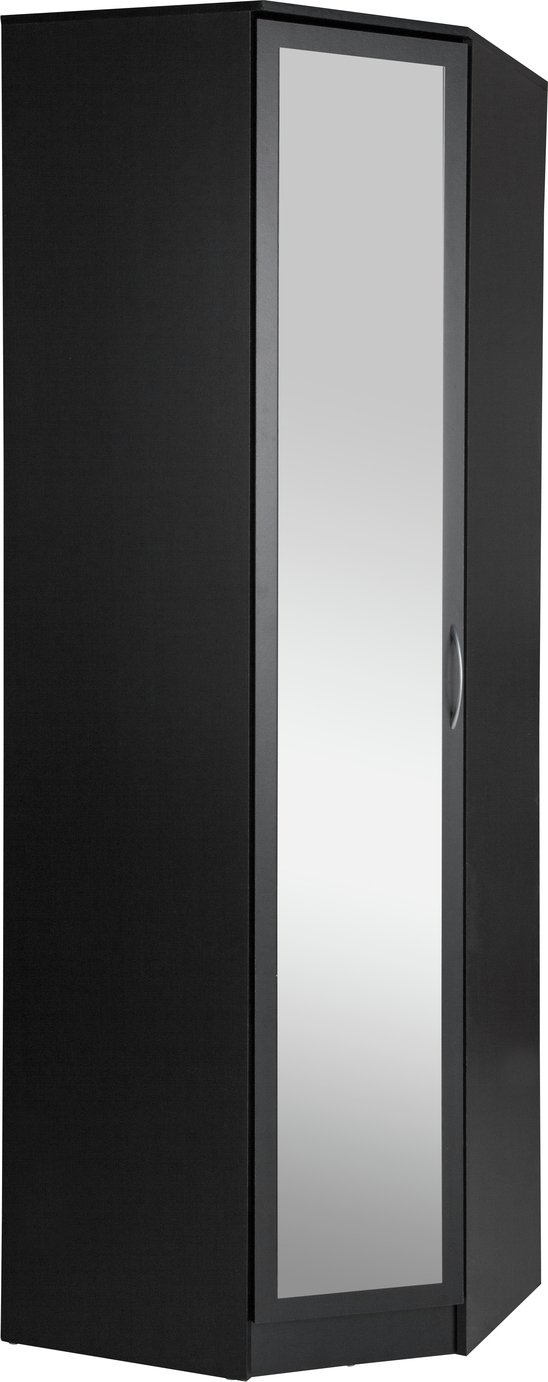 Argos Home Cheval 1 Door Mirrored Corner Wardrobe review