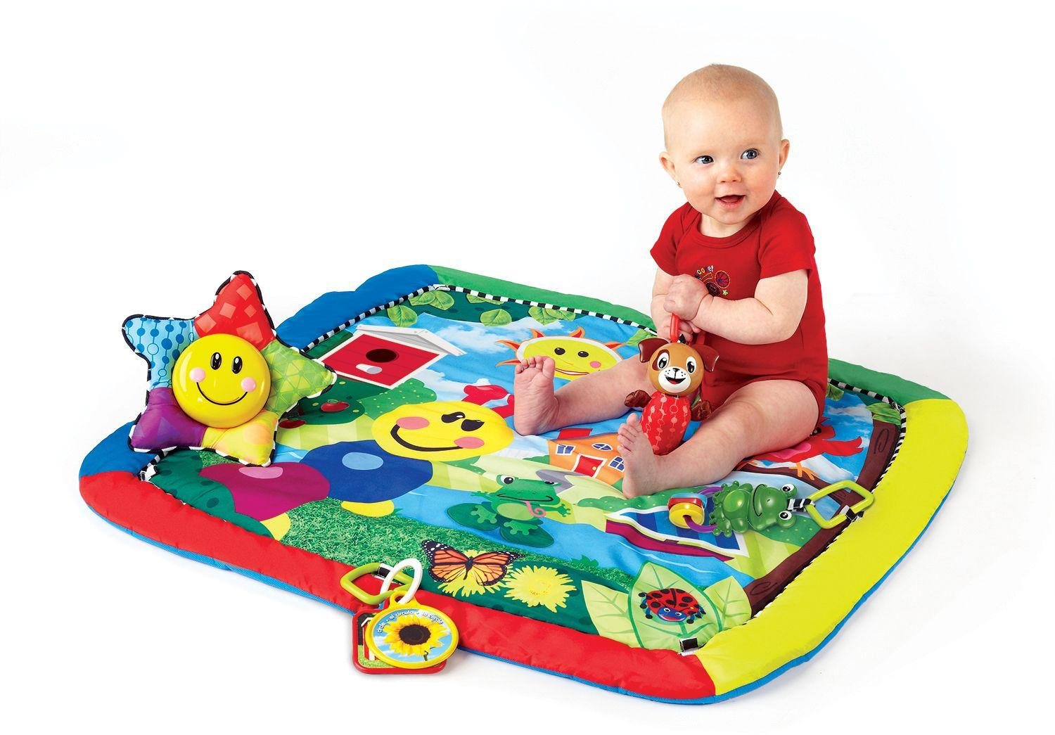 baby einstein caterpillar & friends play gym with lights and melodies