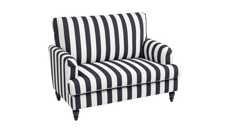 HOMCOM Velvet Modern Armchair with Turned Legs and Wide Seat - Black