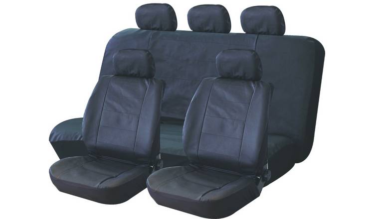 Buy Streetwize Black Leather Effect Car Seat Covers/Protectors