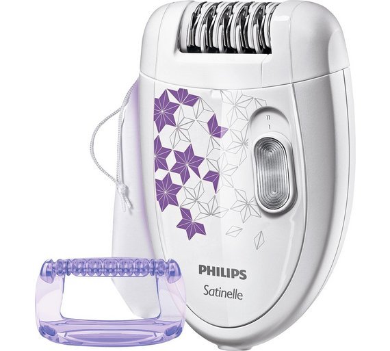 Philips HP6422/02 Satinelle Dry Epilator with Massage Cap