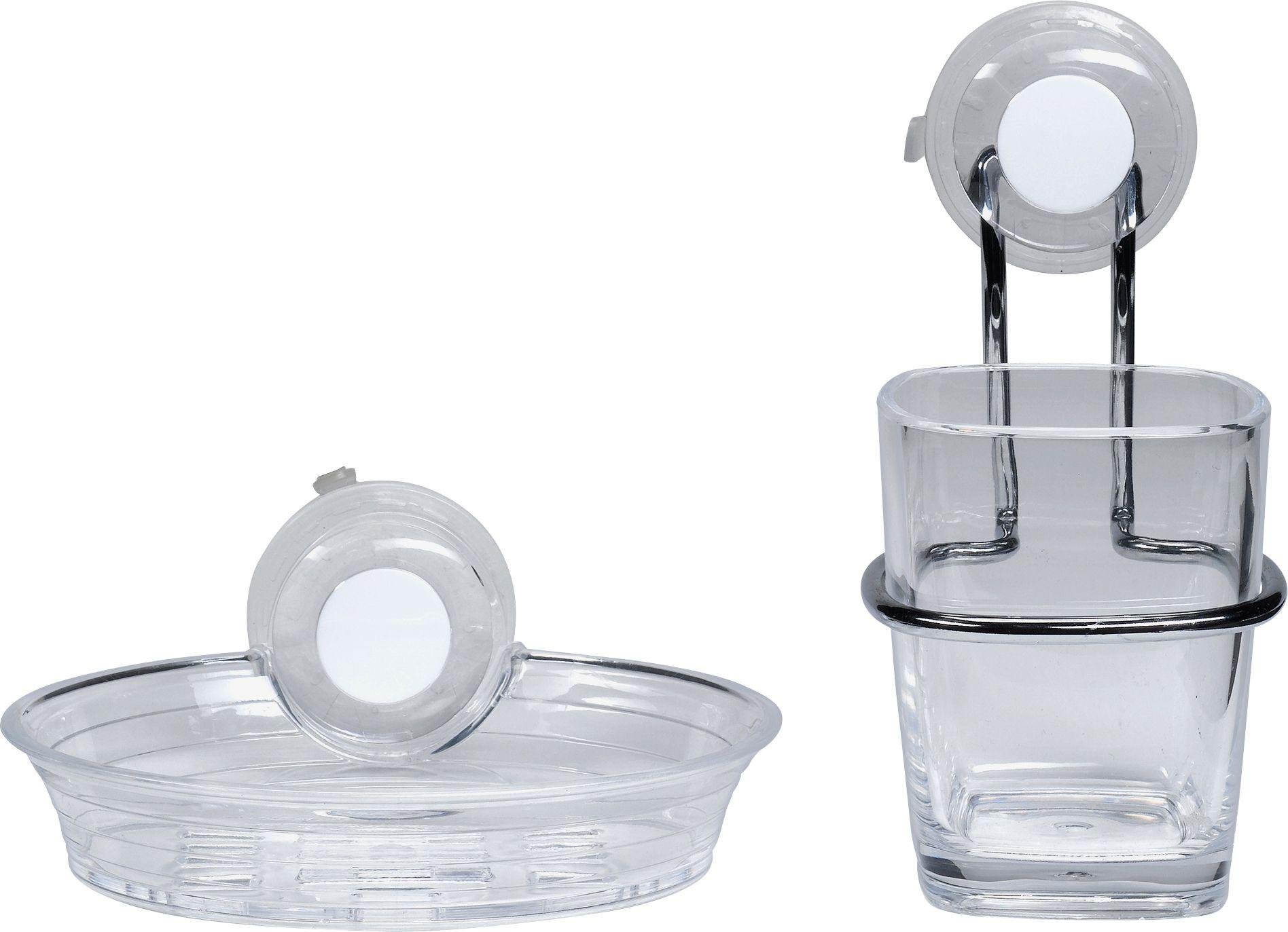 Press 'n' Lock Soap Dish and Tumbler Set Reviews