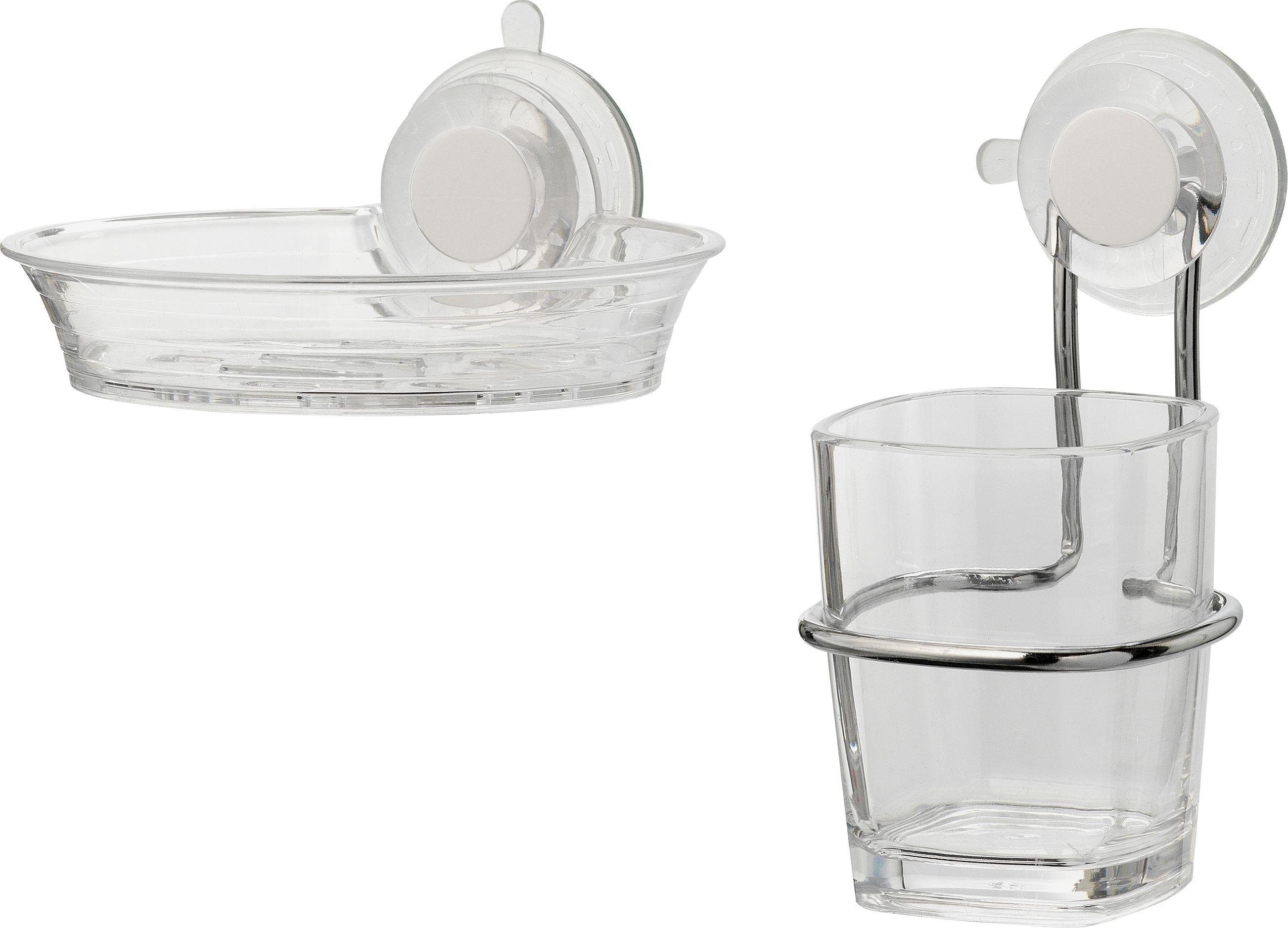 Press 'n' Lock Soap Dish and Tumbler Set Reviews