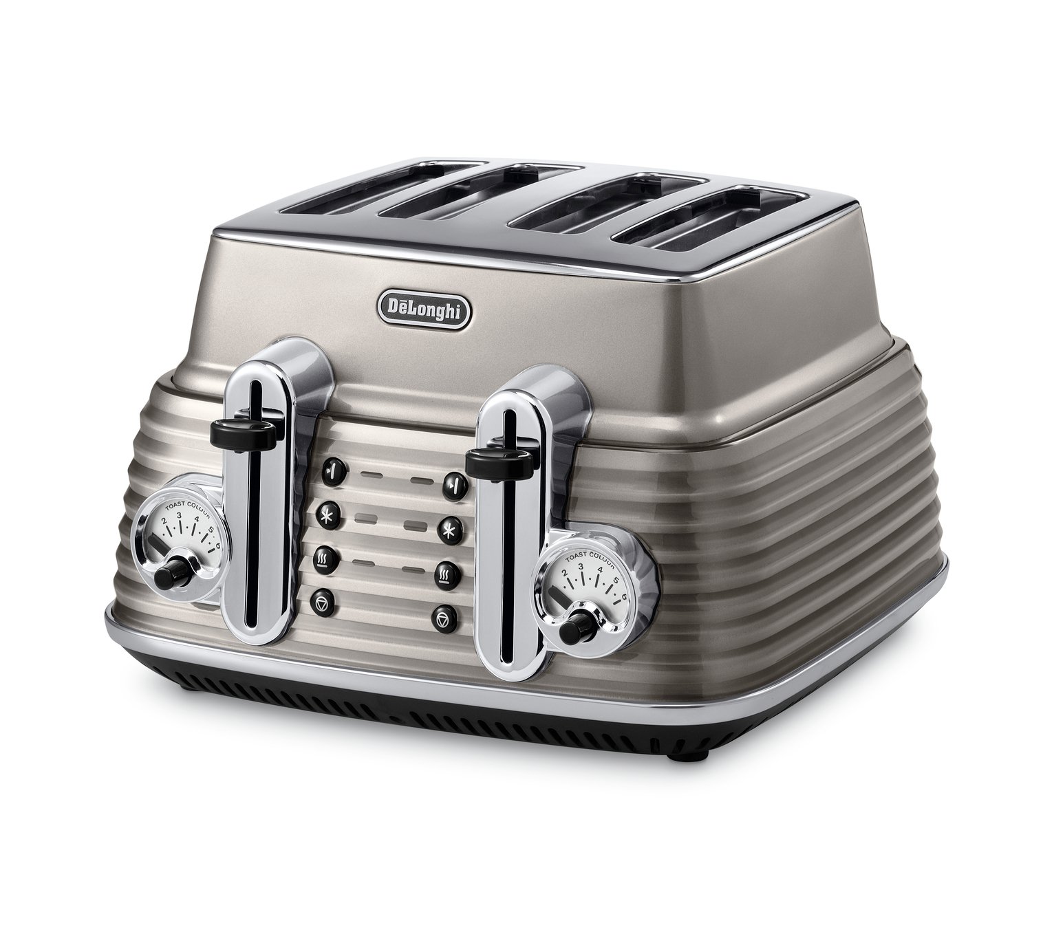 De'Longhi Toaster Scultura 4 Slice Champagne. Review