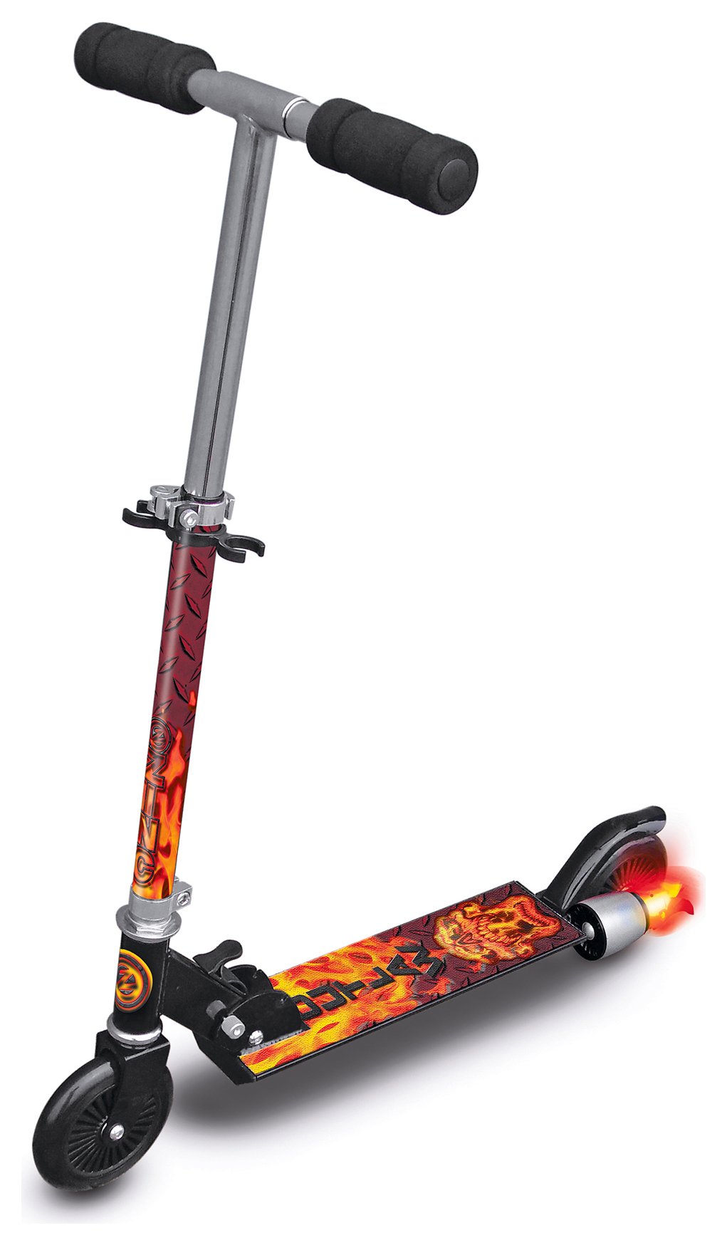 Zinc Outlaw Flame Scooter - Black