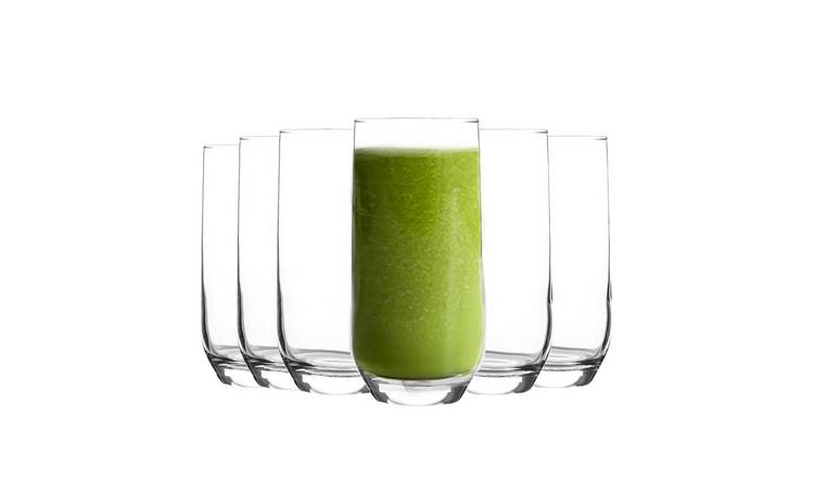 LAV Sude Highball Glasses - 315ml - Clear - Pack of 6