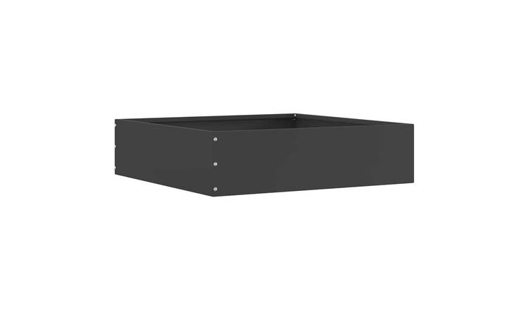Walplus Steel Lawn Edging - Black - 50 x 50 x 13 cm