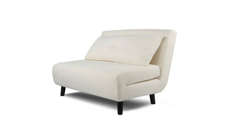HomeGardenDirect Aurora Boucle Double Sofa Bed - Cream