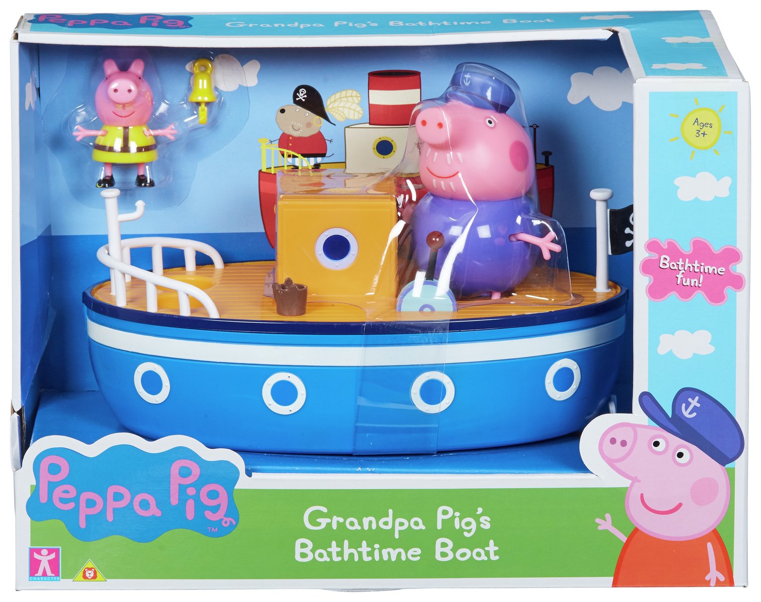 peppa pig grandpa pig's bathtime boat