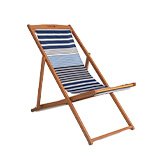 Garden chairs and sun loungers.