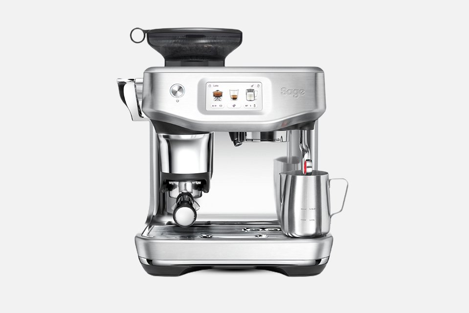 The Sage Barista Touch Impress coffee machine.