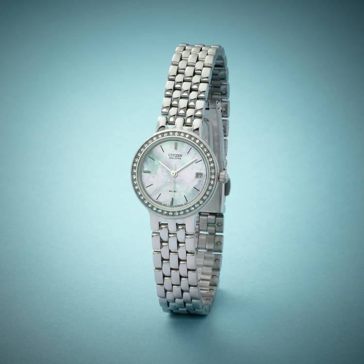 Citizen Ladies Eco-Drive Crystal Bracelet Watch 0