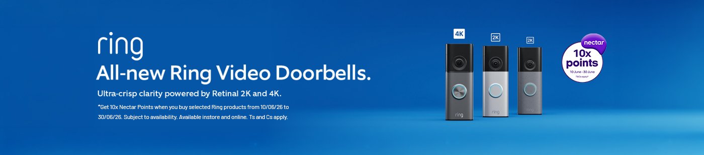 Ring. All-new Ring video doorbells. Ultra-crisp clarity powered by Retinal 2K and 4K. Nectar 10X points.