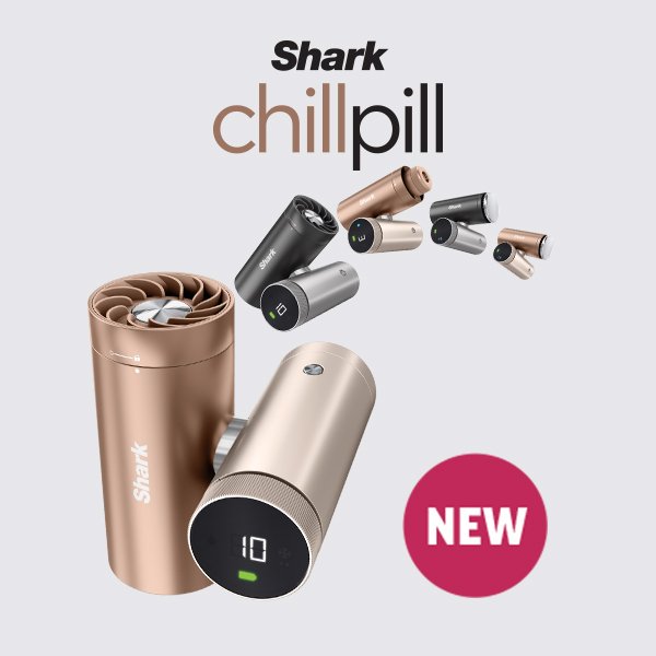 Hack the heat with Shark. The first 3-in-1 fan, mist and InstaChill cooling system.