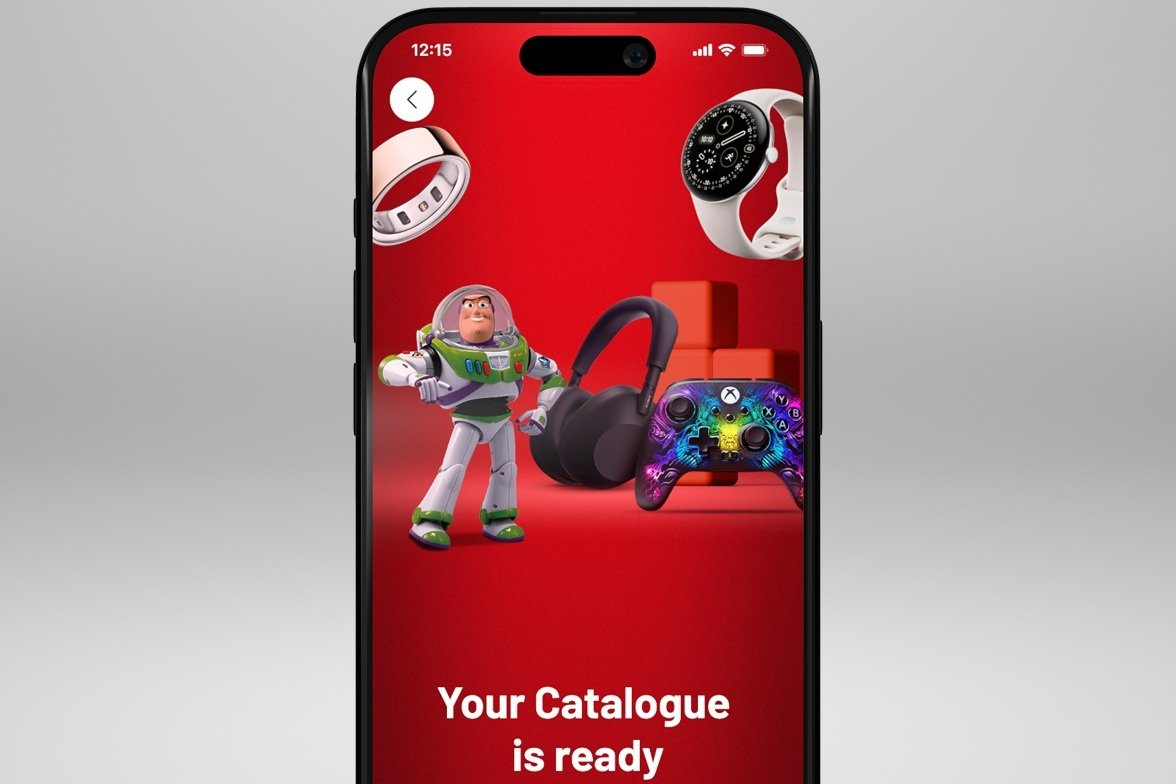 A phone with the Argos App open.