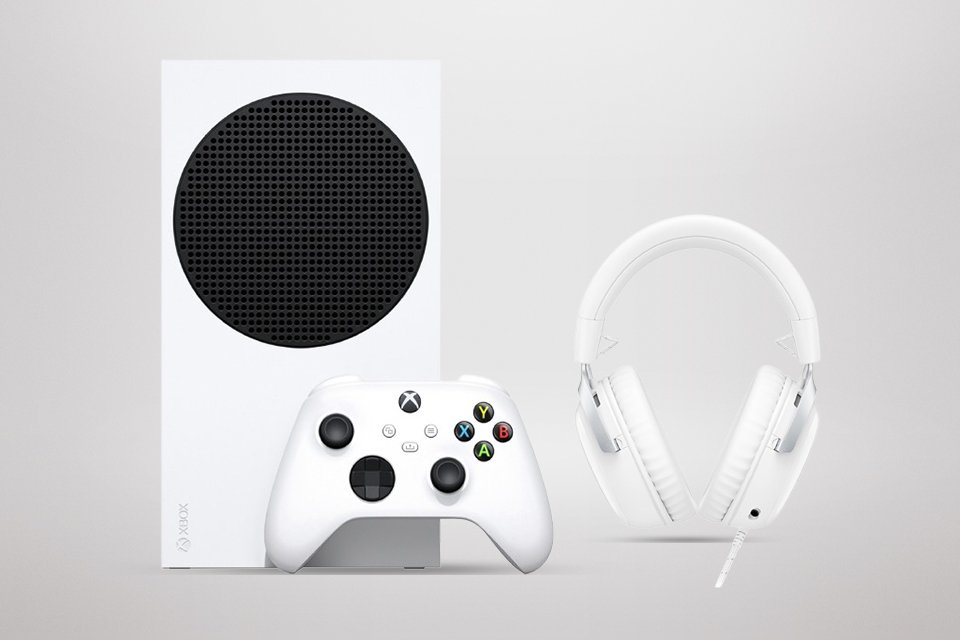 Buy a selected Xbox Console. And save 30% on a HyperX Cloud III White wired headset.