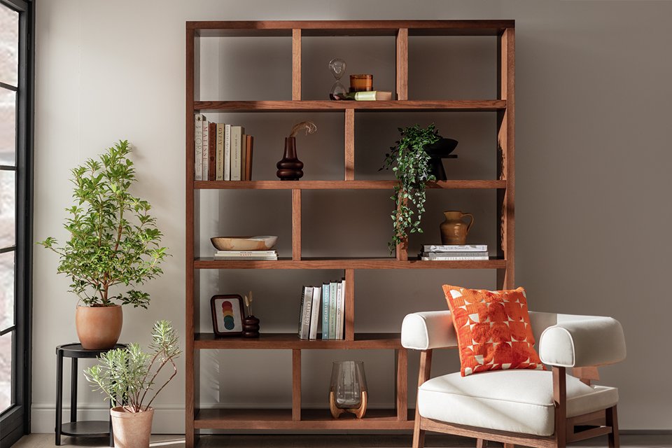 Habitat Hopkins Tall Bookcase - Walnut.