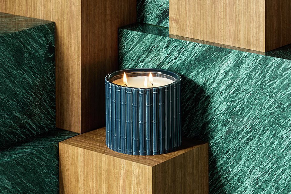 Habitat x Morris & Co. Multiwick Candle -Leather & Patchouli.