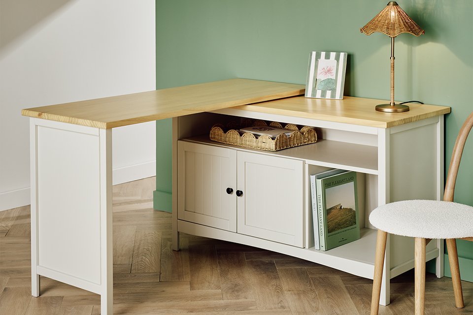 Habitat Bournemouth Office Desk - Beige.