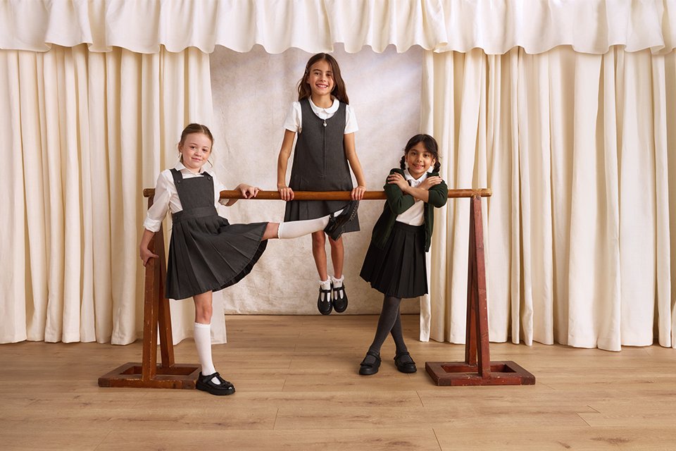 Dresses & skirts. Permanent pleats - hold their shape all day, no ironing needed.