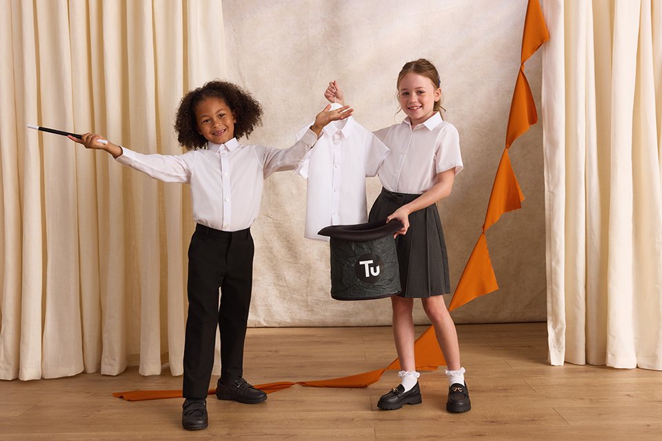 Shirts & blouses. Non-iron - designed to save time and effort on busy school mornings.