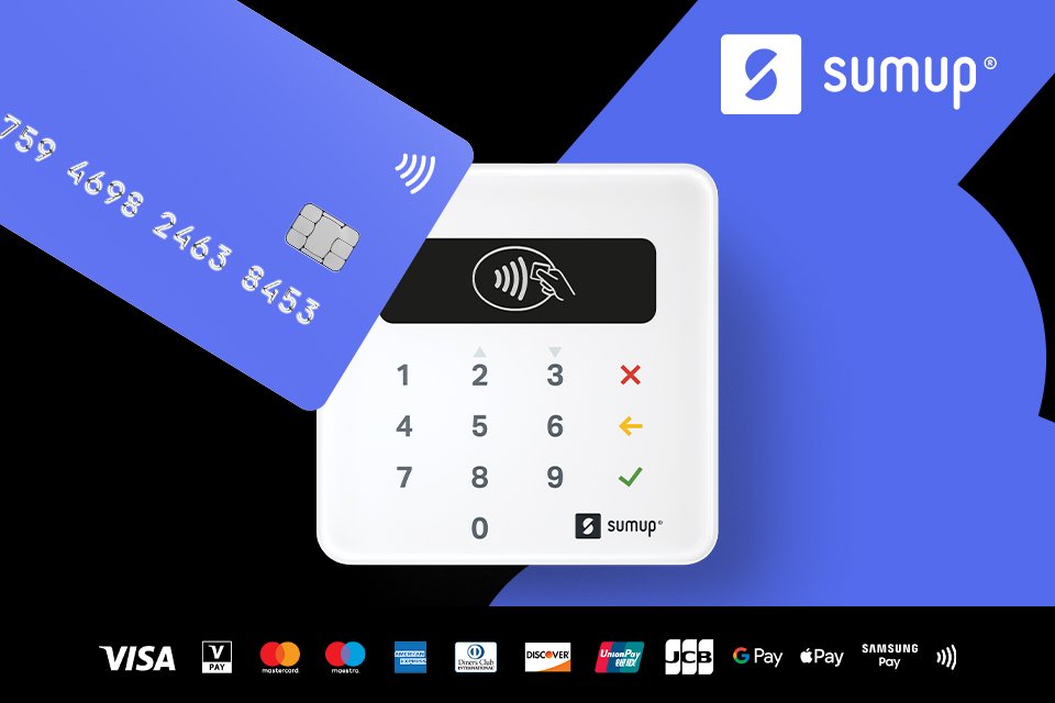 Sumup Card readers and payment solutions for your business.