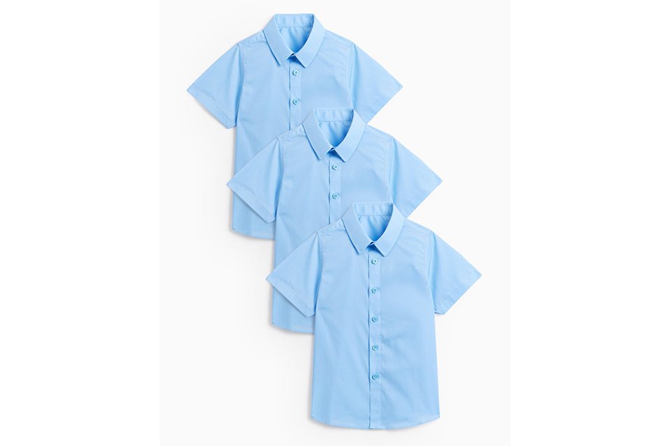 Blue & navy uniform.