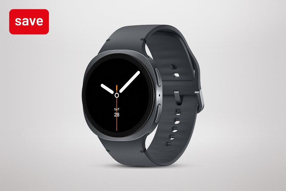 Save £25 on Samsung Galaxy Watch 8 with code(s) GALAXY25. Use code GALAXY25.